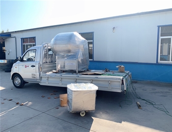 400L變頻真空滾揉機(jī)，200L料車(chē)發(fā)往重慶